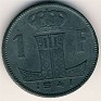 1 Franc Belgium 1941 KM# 127. Subida por Granotius